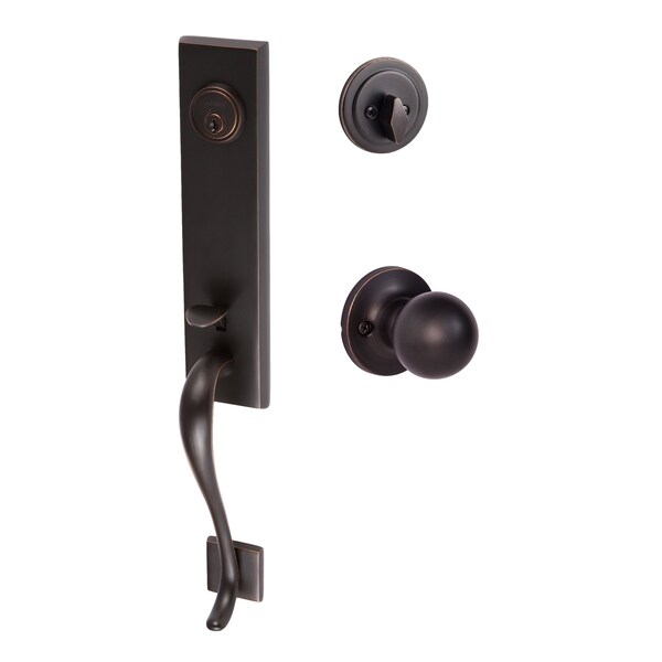 Sure-Loc Hardware Sure-Loc Hardware Solitude Handleset, Tahoe Handleset Trim, Vintage Bronze SL507-TA 11P - main